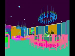 private dining room space 47 Modelo 3D