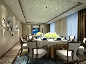 private dining room space 49 3D Model