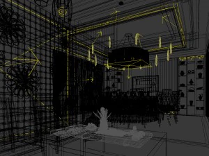 private dining room space 51 3D Model