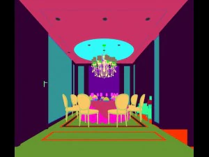 private dining room space 52 3D Model