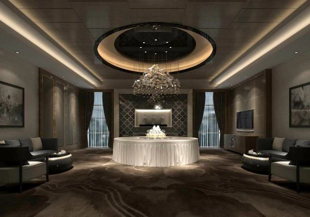 private dining room space 54 3D Model .c4d .max .obj .3ds .fbx .stl .blend 