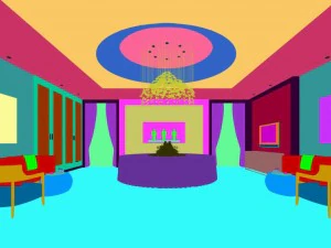 private dining room space 54 3D Model