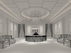 private dining room space 54 3D Модель