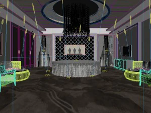 private dining room space 54 3D Model