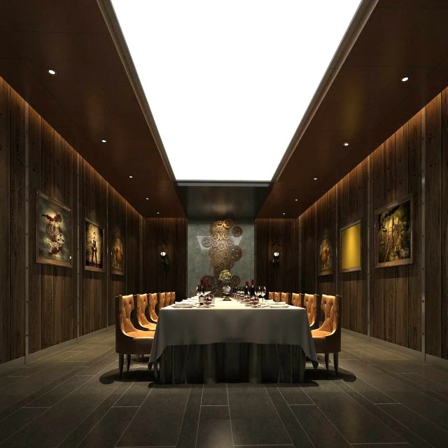 private dining room space 55 3D Model .c4d .max .obj .3ds .fbx .stl .blend 