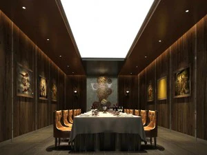 private dining room space 55 3D Model