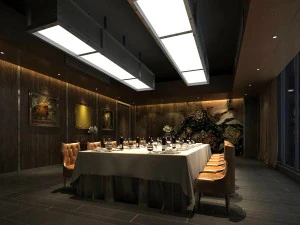 private dining room space 55 3D Model