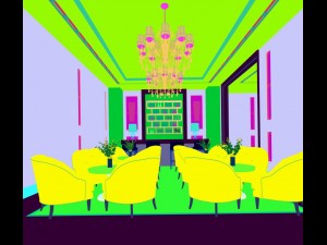 real estate sales exhibition design 3D मॉडल