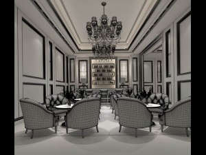 real estate sales exhibition design 3D मॉडल