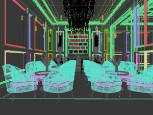 real estate sales exhibition design 3D मॉडल
