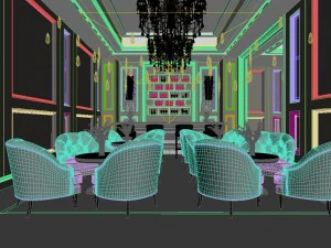 real estate sales exhibition design 3D Model