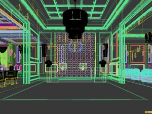 real estate sales exhibition design 3D मॉडल