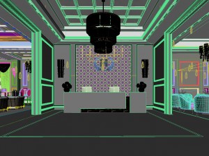 real estate sales exhibition design 3D मॉडल