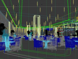 real estate sales exhibition design 3D मॉडल