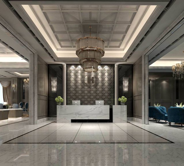 real estate sales exhibition design 01 Modelo 3D .c4d .max .obj .3ds .fbx .stl .blend 