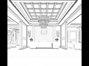 real estate sales exhibition design 01 3D Model