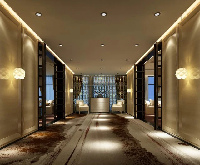 restaurant and corridor for the elevator 01 3D Model .c4d .max .obj .3ds .fbx .stl .blend 