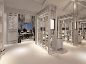restaurant teahouse cafe drinks clubhoue 01 Modelo 3D