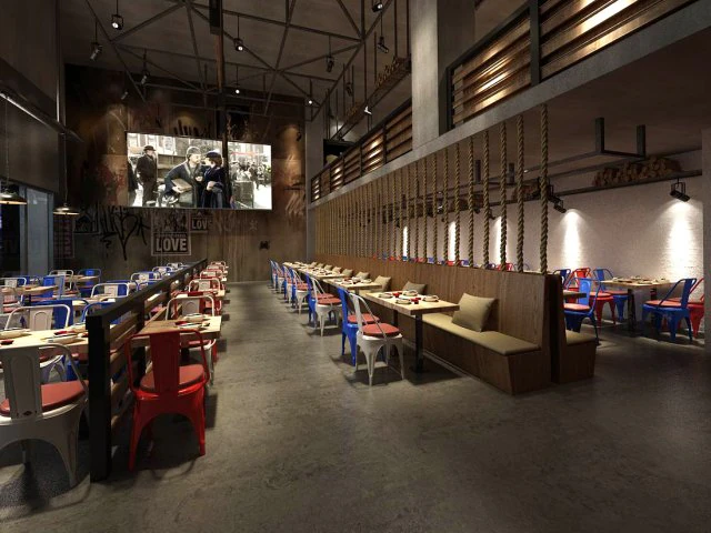 restaurant teahouse cafe drinks clubhouse 01 3D Model .c4d .max .obj .3ds .fbx .stl .blend 