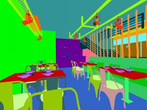 restaurant teahouse cafe drinks clubhouse 01 3D Model