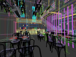 restaurant teahouse cafe drinks clubhouse 01 3D Model