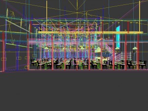 restaurant teahouse cafe drinks clubhouse 01 3D Model