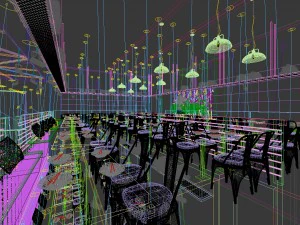 restaurant teahouse cafe drinks clubhouse 01 3D Model