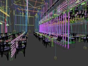 restaurant teahouse cafe drinks clubhouse 01 3D Model