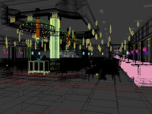 restaurant teahouse cafe drinks clubhouse 02 3D Model