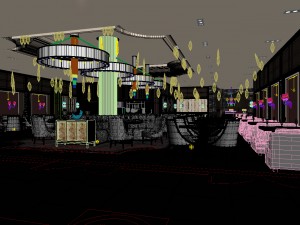 restaurant teahouse cafe drinks clubhouse 02 3D Model