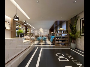 restaurant teahouse cafe drinks clubhouse 03 3D Model