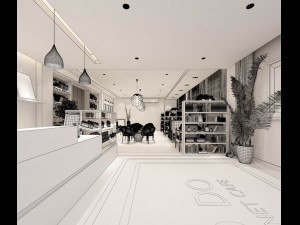 restaurant teahouse cafe drinks clubhouse 03 3D Model