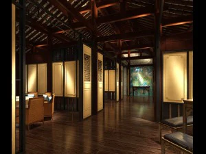 restaurant teahouse cafe drinks clubhouse 04 3D Model