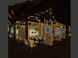 restaurant teahouse cafe drinks clubhouse 04 3D 모델