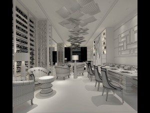 restaurant teahouse cafe drinks clubhouse 06 Modelo 3D