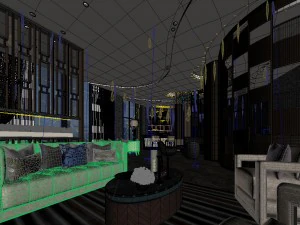 restaurant teahouse cafe drinks clubhouse 07 3D Model