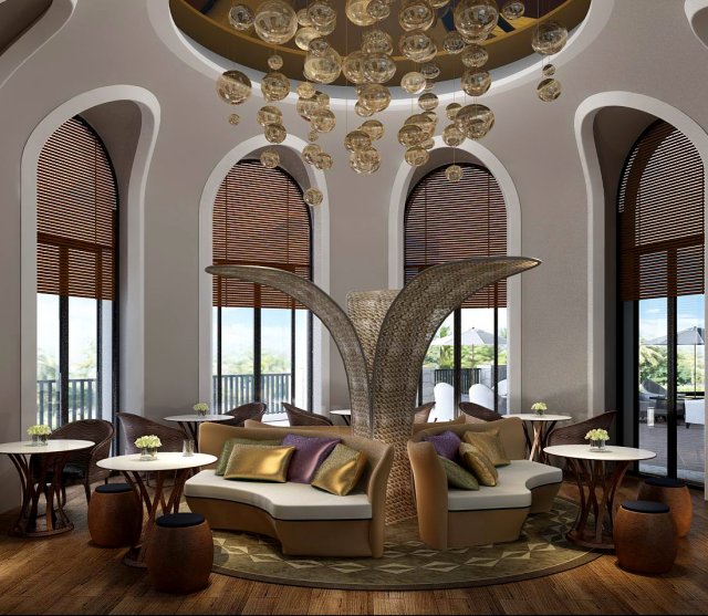 restaurant teahouse cafe drinks clubhouse 08 3D Модель .c4d .max .obj .3ds .fbx .stl .blend