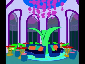 restaurant teahouse cafe drinks clubhouse 08 3D Модель