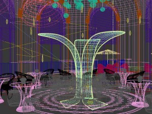 restaurant teahouse cafe drinks clubhouse 08 3D Model