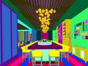 restaurant teahouse cafe drinks clubhouse 09 3D Model