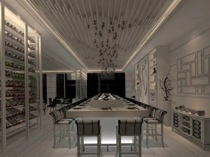 restaurant teahouse cafe drinks clubhouse 09 3D Model