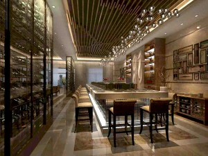 restaurant teahouse cafe drinks clubhouse 09 3D Model