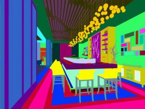 restaurant teahouse cafe drinks clubhouse 09 3D Model