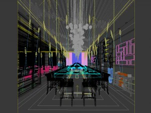restaurant teahouse cafe drinks clubhouse 09 3D Model