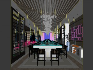 restaurant teahouse cafe drinks clubhouse 09 Modèle 3D