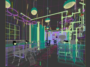 restaurant teahouse cafe drinks clubhouse 10 3D Модель