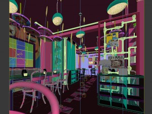 restaurant teahouse cafe drinks clubhouse 10 3D Модель