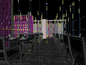 restaurant teahouse cafe drinks clubhouse 11 3D Model