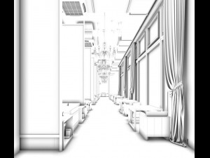 restaurant teahouse cafe drinks clubhouse 12 3D Model