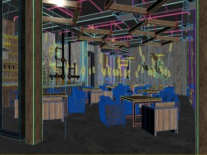 restaurant teahouse cafe drinks clubhouse 12 3D Model